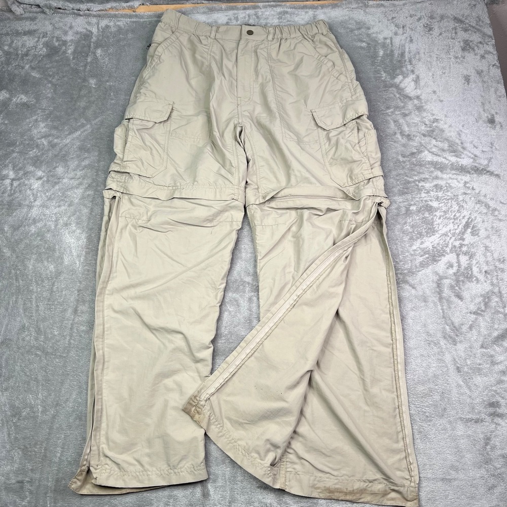 REI Pants Mens 32 Nylon Convertible Gorpcore Hiking Cargo Rock Climbing Outdoor